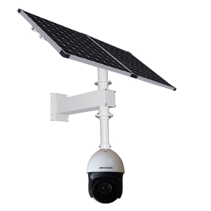 4G LTE Solar Powered Camera System with 4MP Dual-Lens PTZ Camera