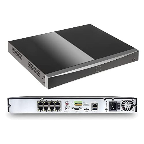 DS-7608NXI-I2/8P/S Acusense 8CH 12MP 4K 8-Channel POE NVR Network Video Recorder