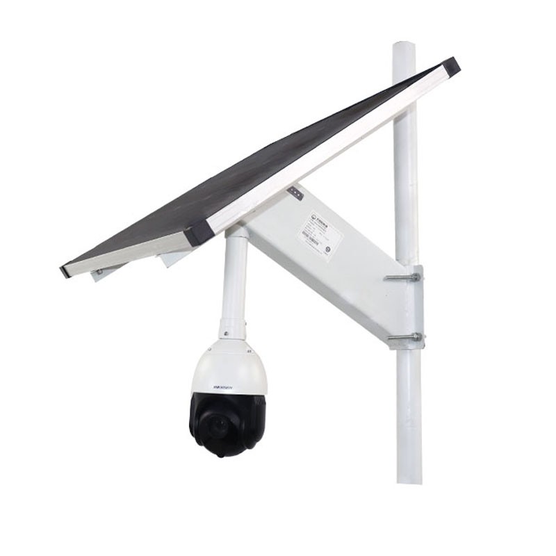 custruction site security cctv system solar panel ip camera 4G Router
