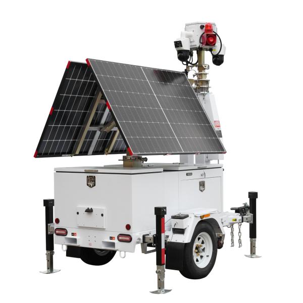 Mobile Solar Power Rapid deployment CCTV temporary Construction Site