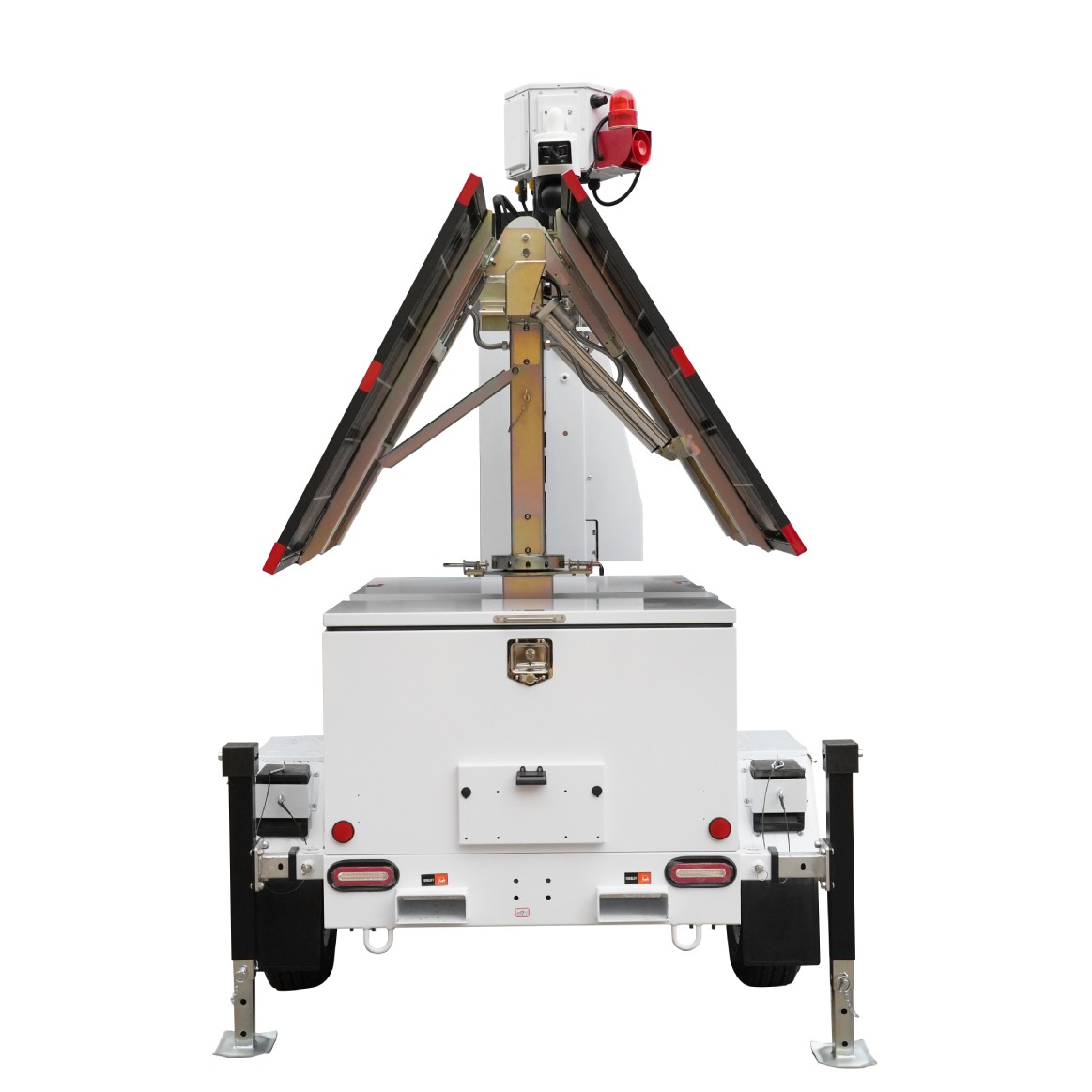Mobile Solar Power Rapid deployment CCTV temporary Construction Site