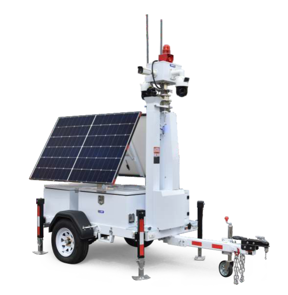 Mobile Solar Power Rapid deployment CCTV temporary Construction Site